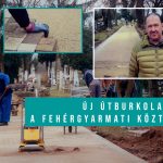 Dr Péter Csaba - Új útburkolat a Fehérgyarmati köztemetőben (videó)